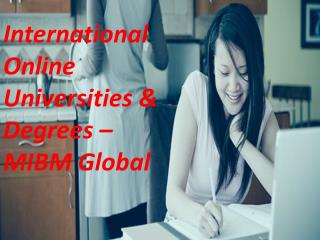 International Management is a space of International Online Universities & Degrees