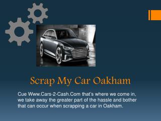 Scrap My Car Oakham