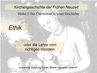 Kirchengeschichte der Frühen Neuzeit