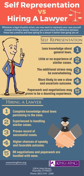 Self Representation Vs Hiring A Lawyer