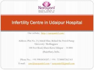 Infertility Centre in Udaipur Hospital