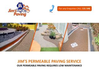 JIM’S PERMEABLE PAVING SERVICE