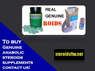 To buy genuine anabolic steroids supplements contact us!