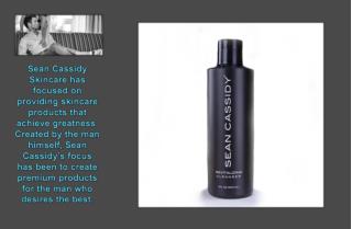 Mens Skin Care System, Sean Cassidy