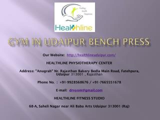 Gym in Udaipur Bench Press