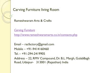 Carving Furniture living Room