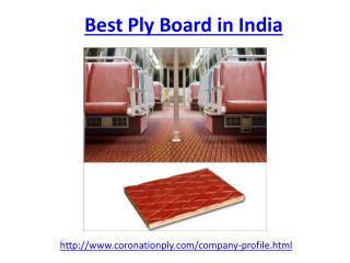 How to find the best ply board in india