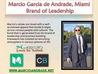 Marcio Garcia de Andrade, Miami - Brand of Leadership