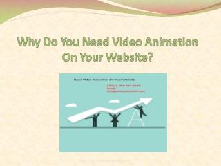 Why Do You Need Video Animation On Your Website?