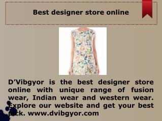 Best designer store online