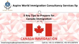 Prepare for Canada Immigration