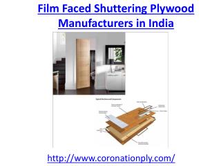 Find the best film faced shuttering plywood manufacturers in india