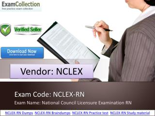 NCLEX-RN Dumps | Pass NCLEX-RN Exam in Single attempt - Examcollection.in