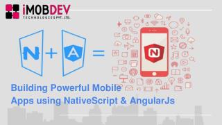 Develop Mobile Apps With NativeScript & AngularJs