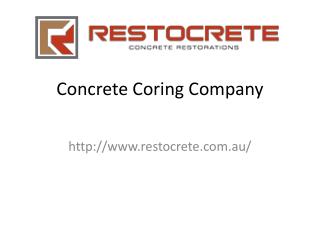 Concrete Coring Company