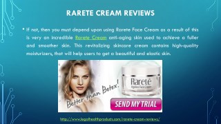 Rarete Cream Works and Where To Buy?