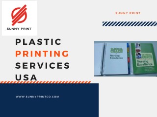 Plastic Printing services usa