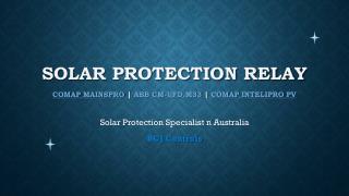 ComAp InteliPro PV Solar Protection Relay | ComAp MainsPro | ABB