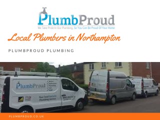 Local Plumbers in Northampton