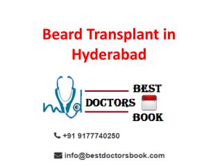 Beard Transplant in Hyderabad | Facial Hair Transplant Hyderabad