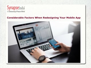 Considerable Factors When Redesigning Your Mobile App