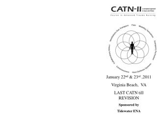 January 22 nd &amp; 23 rd ,2011 Virginia Beach, VA LAST CATN till REVISION Sponsored by Tidewater ENA