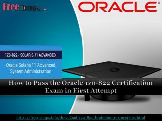 Latest Oracle 1z0-822 Certification is No More a Challenging Task with Updated Freedumps.info Oracle 1z0-822 Braindumps