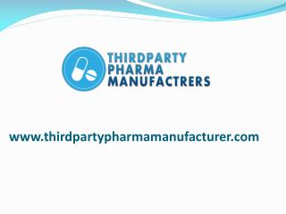 Thirdparty Pharmamanufacturer