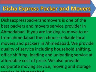 Packers and movers Ahmedabad