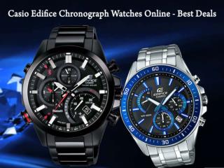 Casio Edifice Chronograph Watches Online - Best Deals