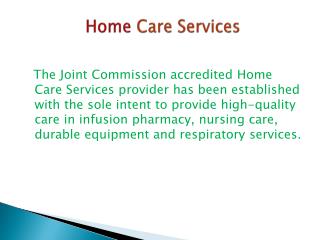 Home Care Services