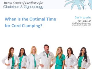 When Is the Optimal Time for Cord Clamping?