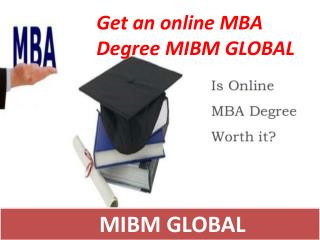 Get an online MBA Degree in Noida