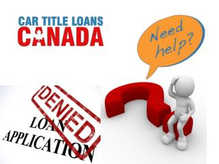 Car Title Loans Kelowna