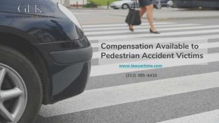 Compensation Available to Pedestrian Accident Victims