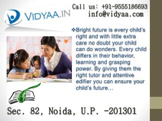 Hire private tutors in Noida to guide your child performance