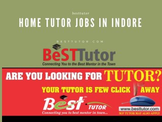 Home Tutor Jobs In Indore