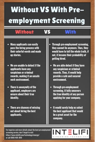 Without VS With Pre-employment Screening