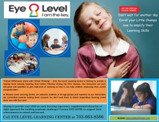 Lift Up the Ability to Learn English Language Arts with Eye Level English Program