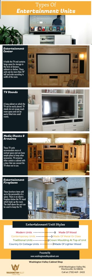 Types Of Entertainment Units