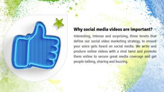 Why social media videos are important?