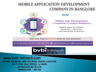 Mobile App Development Company In Bangalore