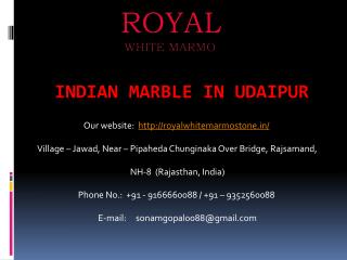 Indian Marble in Udaipur