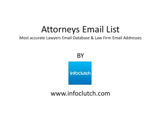 Attorneys Email List