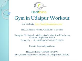 Gym in Udaipur Workout