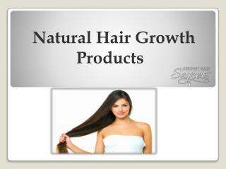 Natural Hair Loss and Hair Growth Products