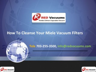 How to Cleanse Your Miele Vacuum Filters