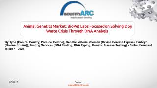 Animal Genetics Market: BioPet Labs Focused on Solving Dog Waste Crisis Through DNA Analysis