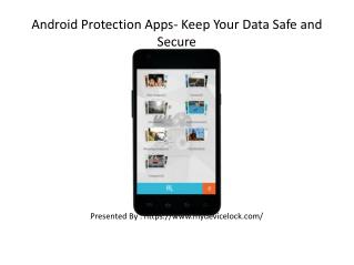 Security App for Android Mobile