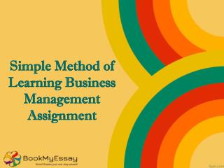 Get Business Management Assignment Help from AUS Writers